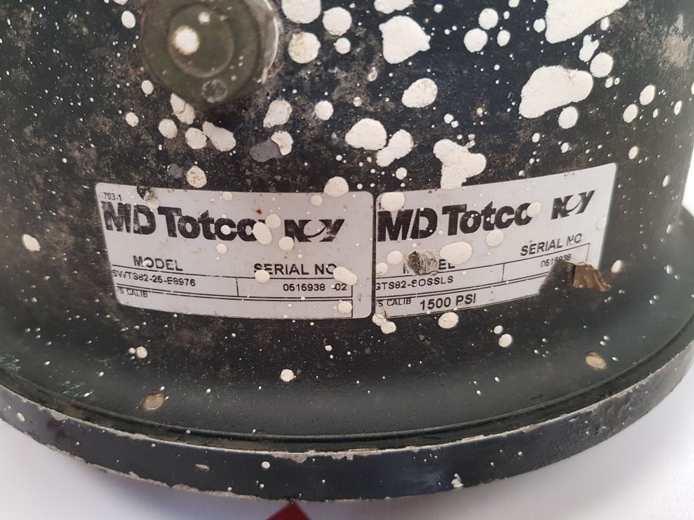 MD TOTCO GTS82-SOSSLS GAUGE 1500 PSI
