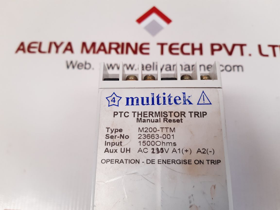MULTITEK M200-TTM PTC THERMISTOR TRIP
