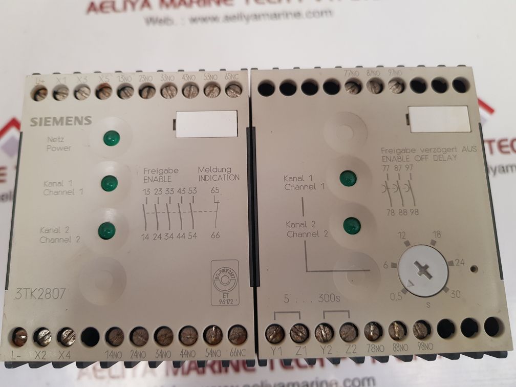 SIEMENS 3TK2807-0BB4 CONTACTOR SAFETY CIRCUIT DC 24V