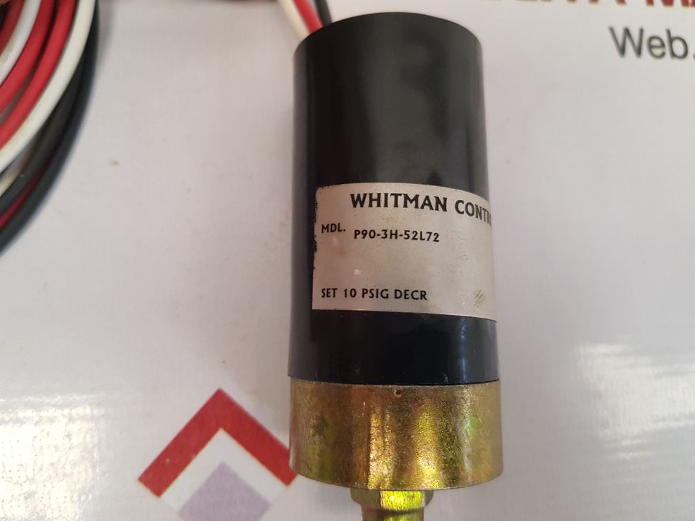 WHITMAN CONTROLS P90-3H-52L72 VACUUM SWITCH