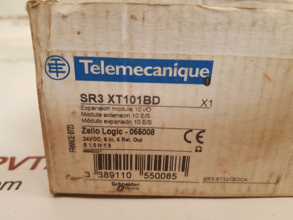 TELEMECANIQUE SCHNEIDER SR3 XT101BD OUTPUT RELAY EXPANSION MODULE