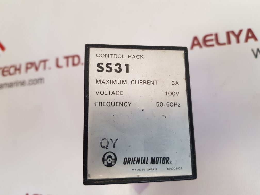 ORIENTAL MOTOR SS31 MOTOR SPEED CONTROLLER