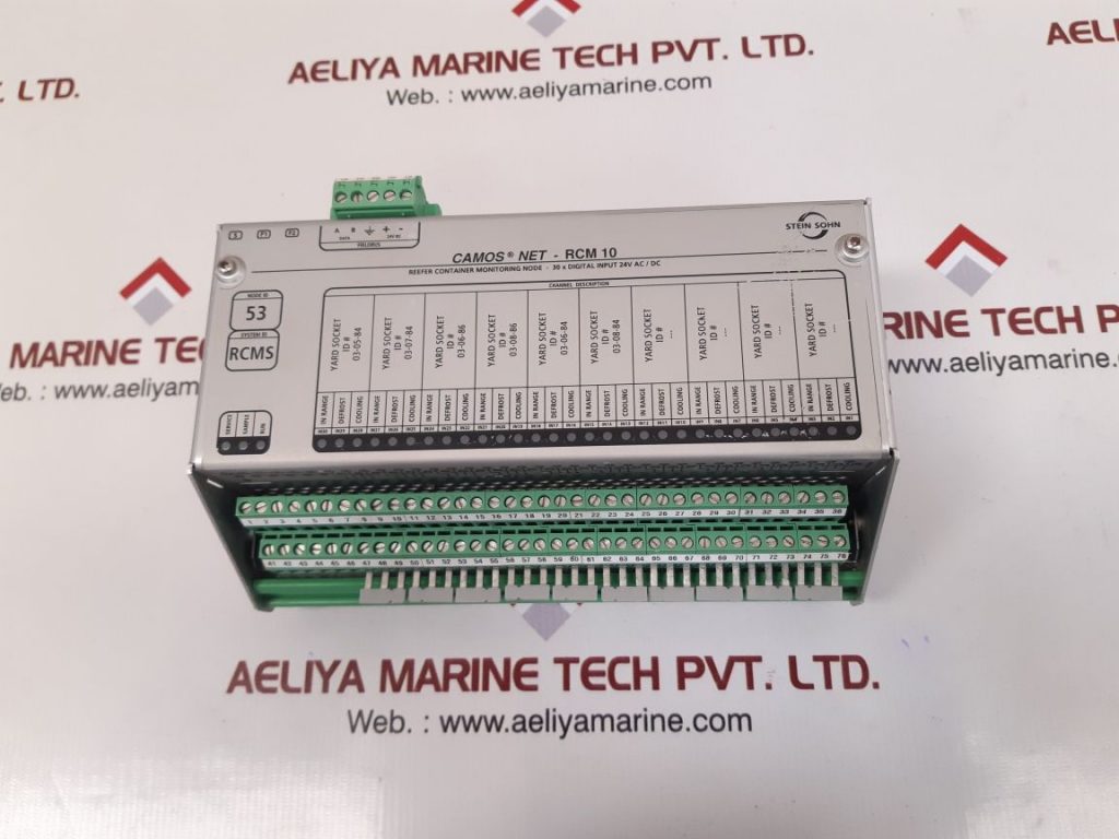 STEIN SOHN PHOENIX CONTACT CAMOS NET-RCM 10 REEFER CONTAINER MONITORING