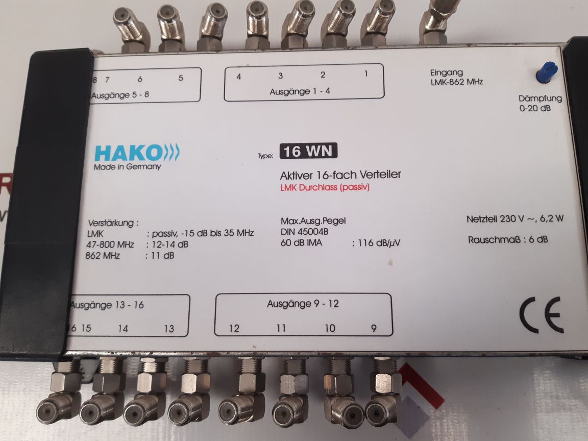 HAKO 16 WN ACTIVE 16-WAY DISTRIBUTOR