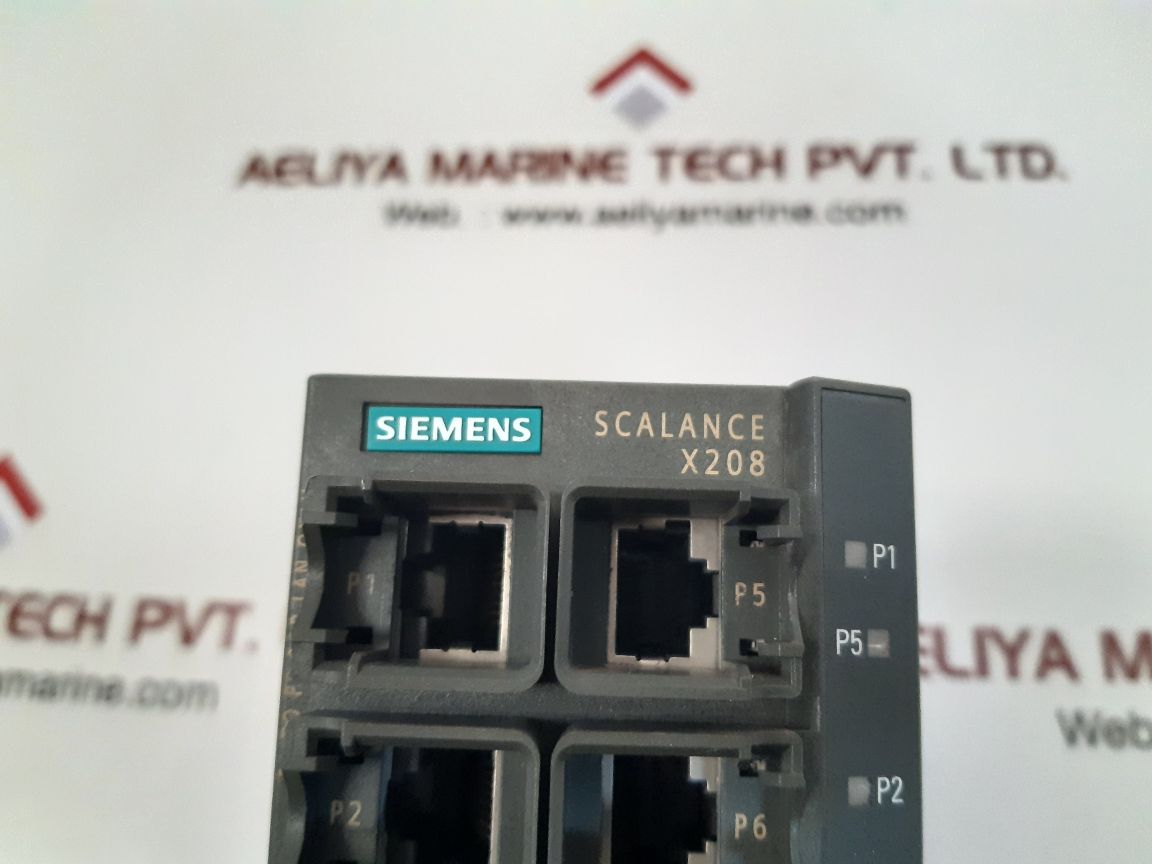 SIEMENS 1P 6GK5208-0BA10-2AA3 SIMATIC NET INDUSTRIAL ETHERNET SWITCH