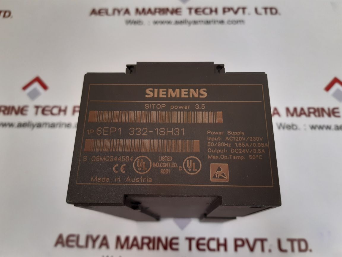 SIEMENS 6EP1332-1SH31 SITOP POWER 3.5 POWER SUPPLY