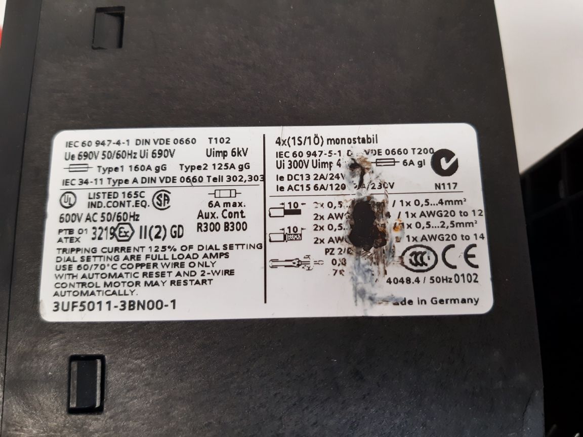 SIEMENS 3UF5011-3BN00-1 SIMOCODE DP BASIC UNIT