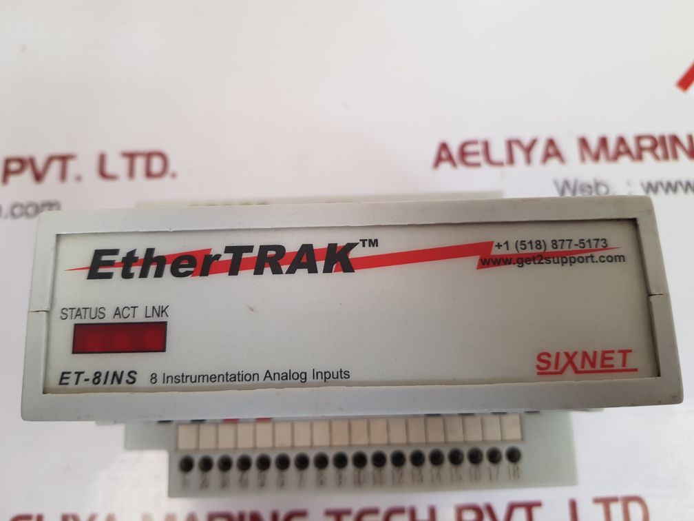 SIXNET ET-8INS ETHERTRAK ETHERNET I/O MODULE