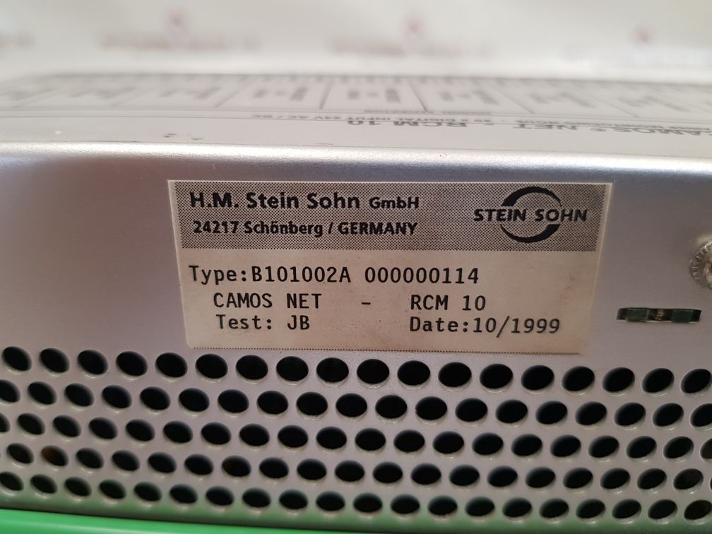 STEIN SOHN B101002A 000000114 REEFER CONTAINER MONITORING
