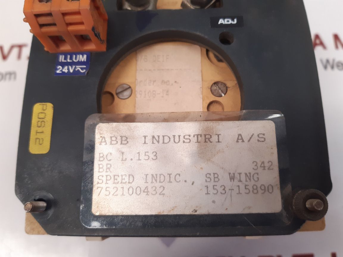 ABB DEIF 0-150 RPM INDICATOR