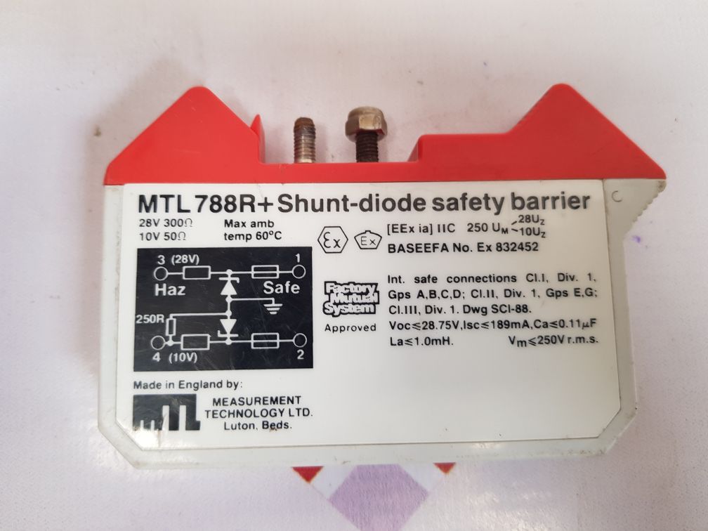 MEASUREMENT TECHNOLOGY MTL 788R+ SAFETY BARRIER