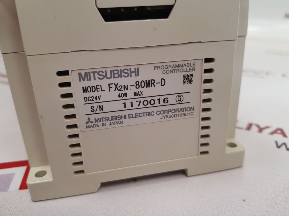 MITSUBISHI ELECTRIC FX2N-80MR-D PROGRAMMABLE CONTROLLER JY550D19501C