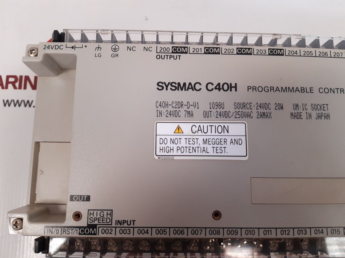 OMRON C40H-C2DR-D-V1 PROGRAMMABLE CONTROLLER