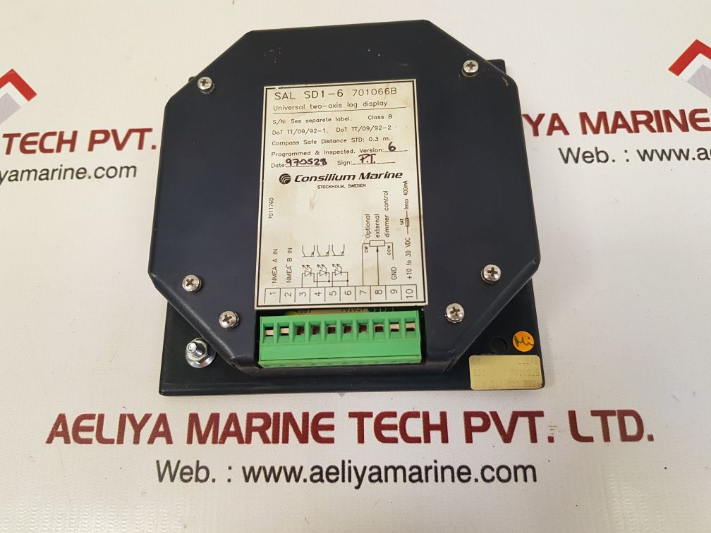 CONSILIUM SAL SD1-6 UNIVERSAL TWO-AXIS LOG DISPLAY