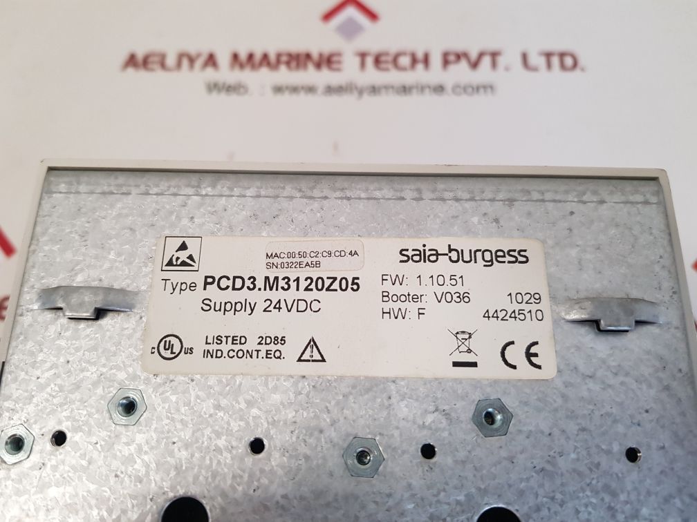 SAIA-BURGESS PCD3.M3120Z05 POWER SUPPLY 24VDC