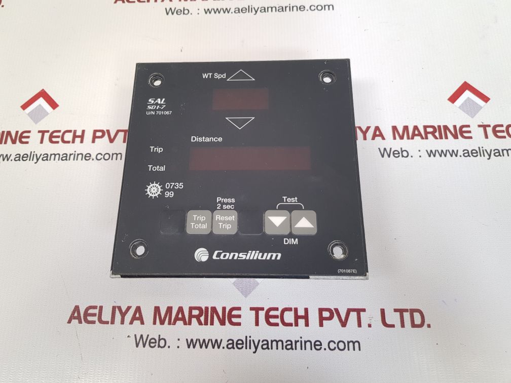 CONSILIUM SAL SD1-7 701067D SPEED AND DISTANCE DISPLAY