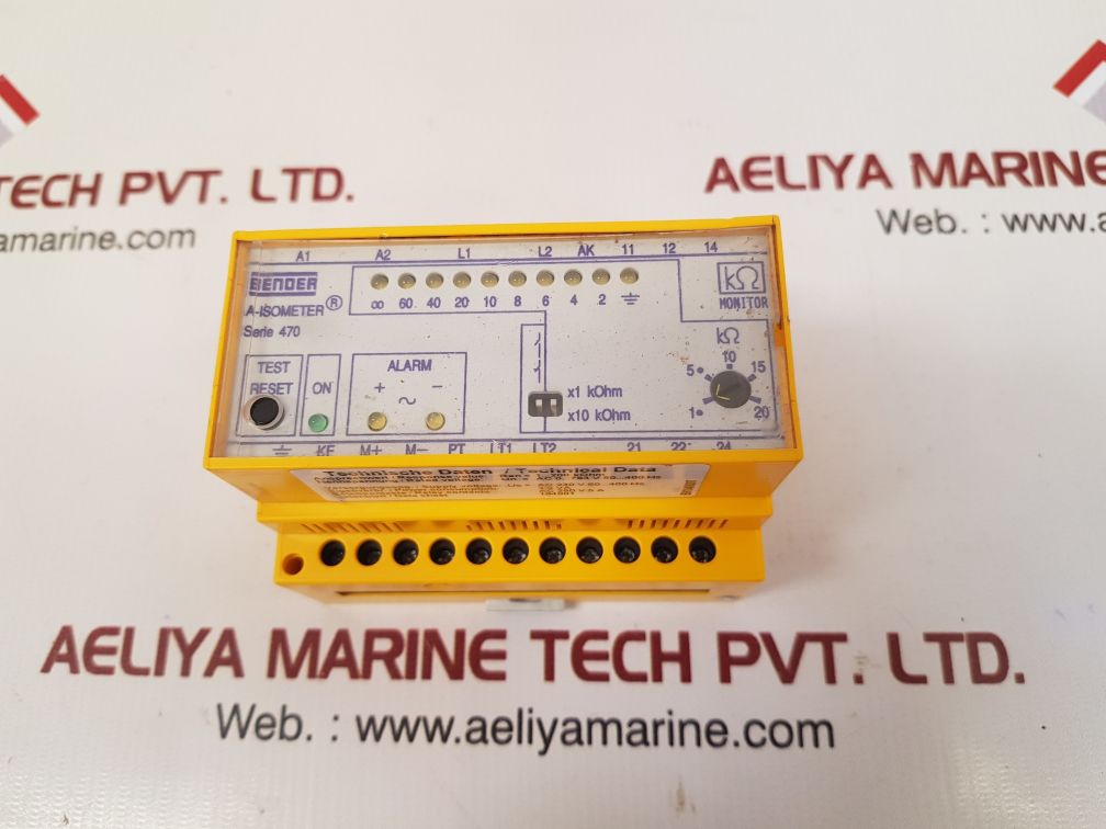 BENDER IR470LY-40 INSULATION MONITORING DEVICE