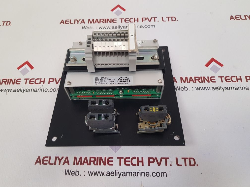 MAN B&W 3171197-4 CONTROLLER INDICATION PANEL