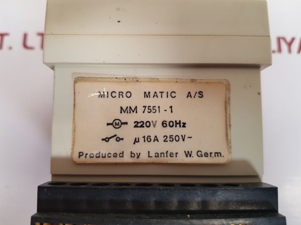 MICRO MATIC MM 7551-1 220V 60HZ