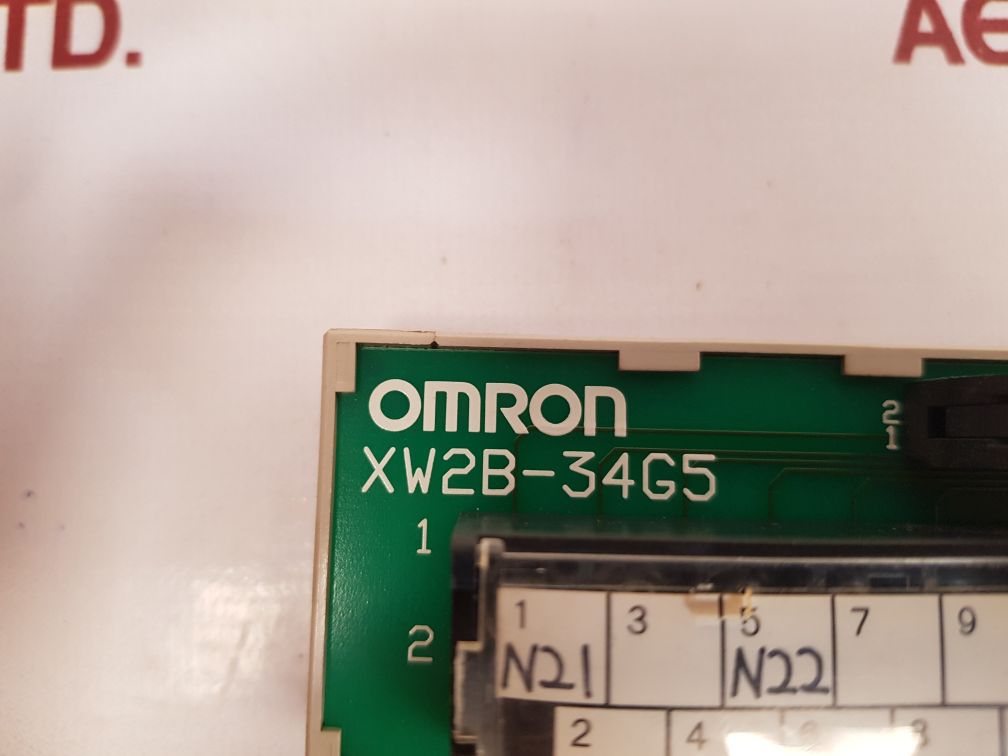 OMRON XW2B-34G5 REMOTE TERMINAL BLOCK