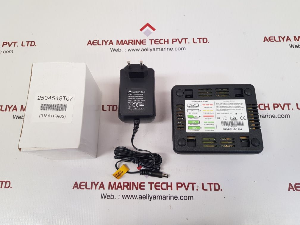 MOTOROLA ETN4611A RAPID CHARGER HTN9804 WITH ADAPTER