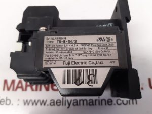FUJI ELECTRIC TR-5-1N/3 THERMAL OVERLOAD RELAY