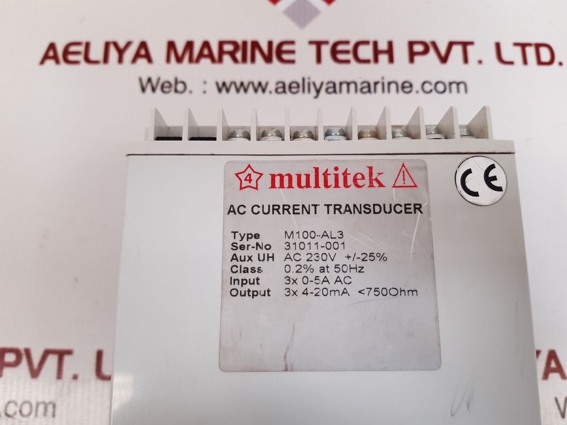 MULTITEK M100-AL3 AC CURRENT TRANSDUCER