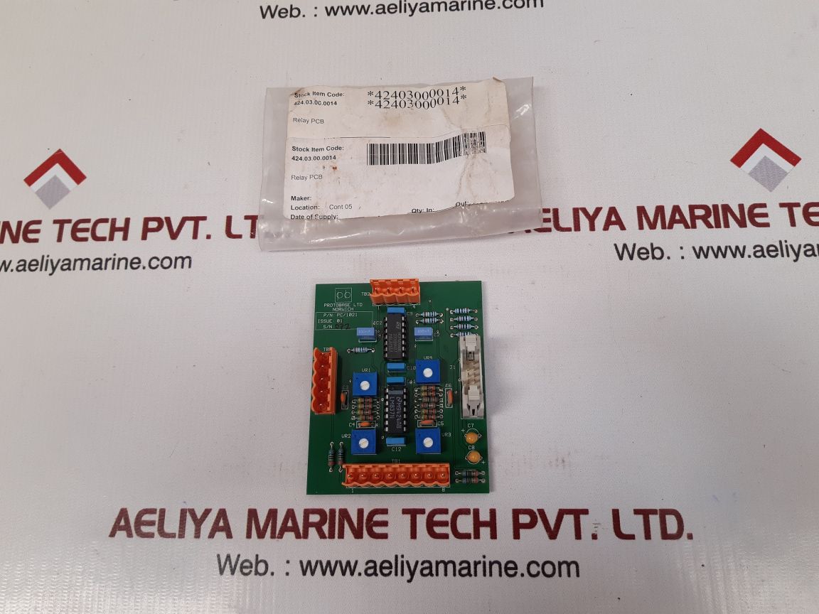 PROTOBASE PC/1021 RELAY PCB