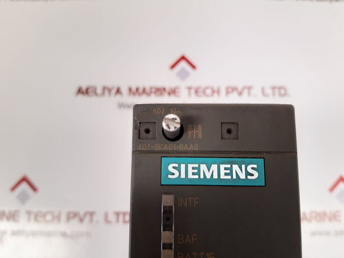 SIEMENS SIMATIC S7 407-0KA01-0AA0 POWER SUPPLY