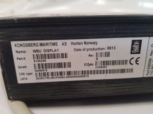 KONGSBERG MARITIME 8100259 WBU DISPLAY