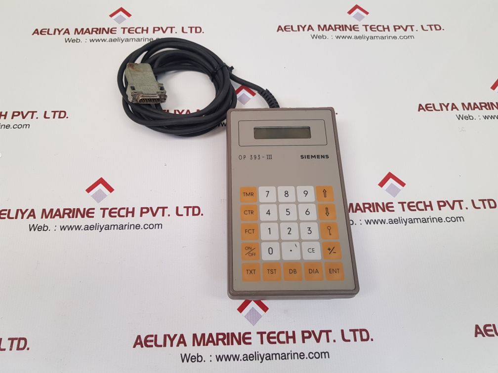 SIEMENS 6ES5 393-0UA15 OPERATOR KEYPAD