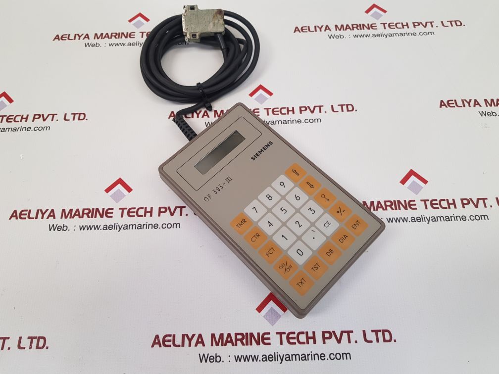 SIEMENS 6ES5 393-0UA15 OPERATOR KEYPAD