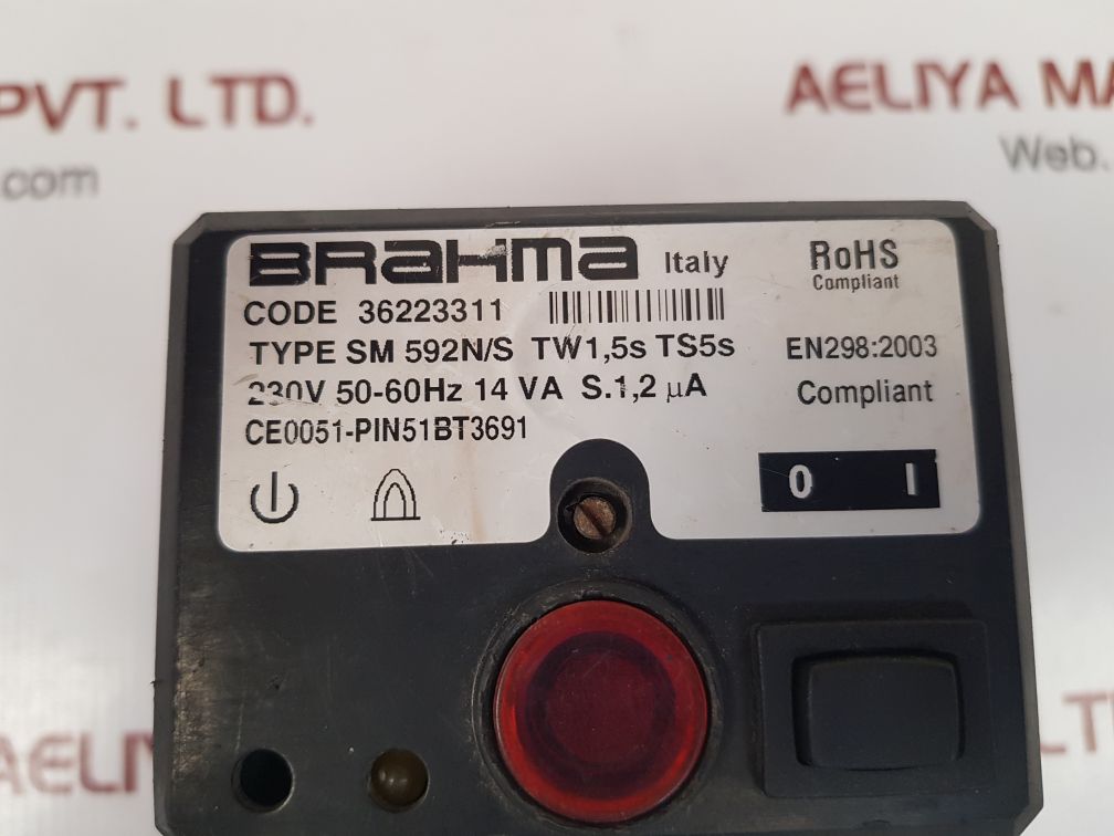 BRAHMA SM 592N/S TW1,5S TS5S BURNER CONTROLLER