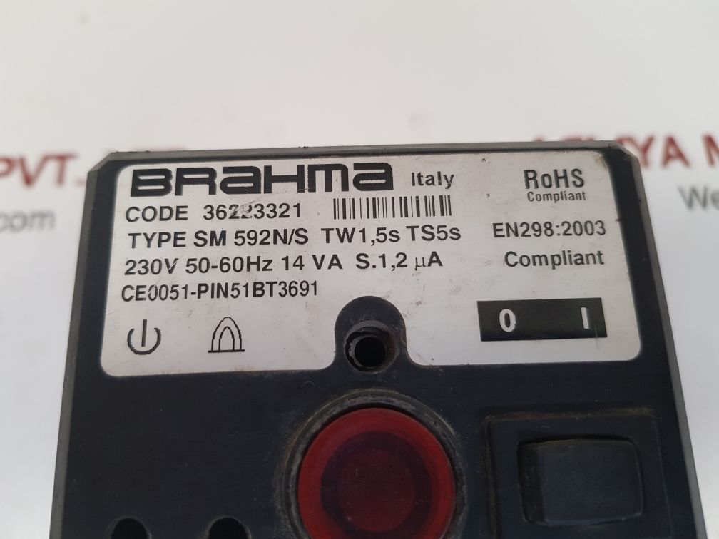 BRAHMA SM 592N/S BURNER CONTROLLER 36223321
