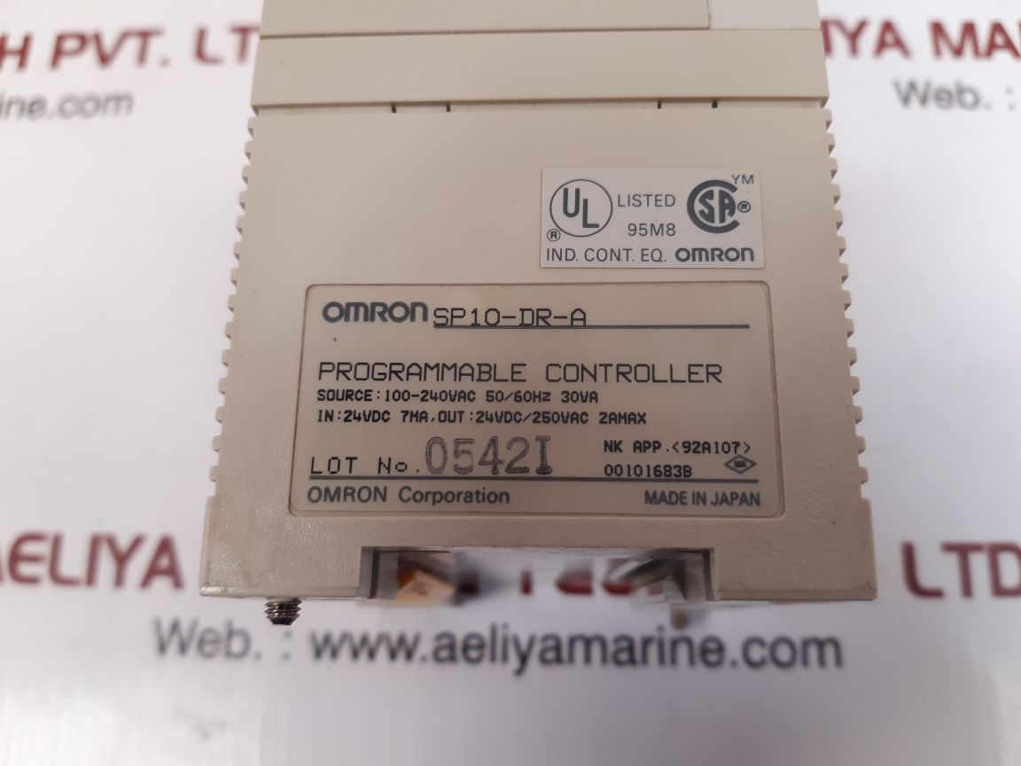 OMRON SYSMAC MINI SP10-DR-A PROGRAMMABLE CONTROLLER