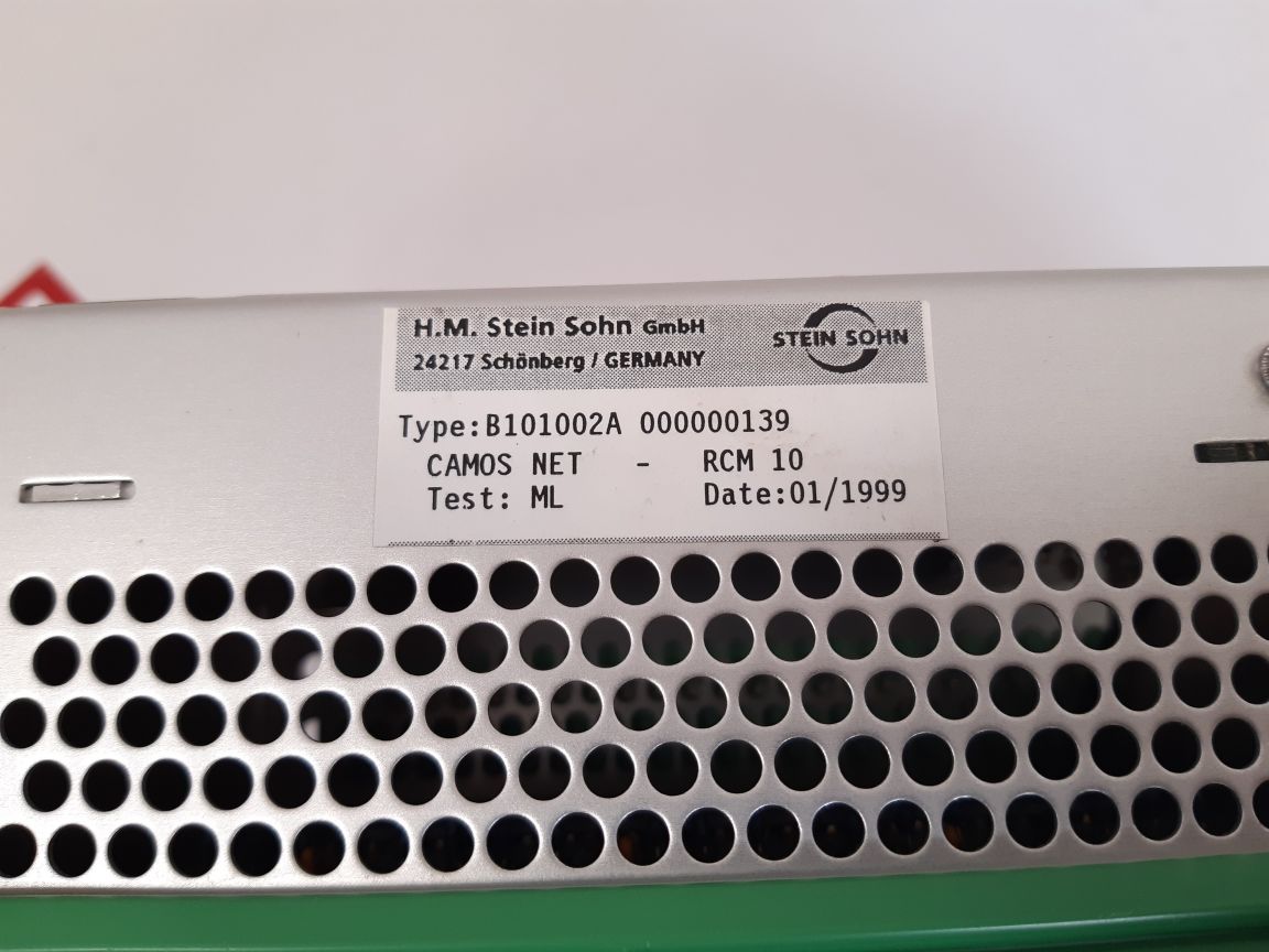STEIN SOHN CAMOS NET- RCM 10 REEFER CONTAINER MONITORING B101002A 000000139