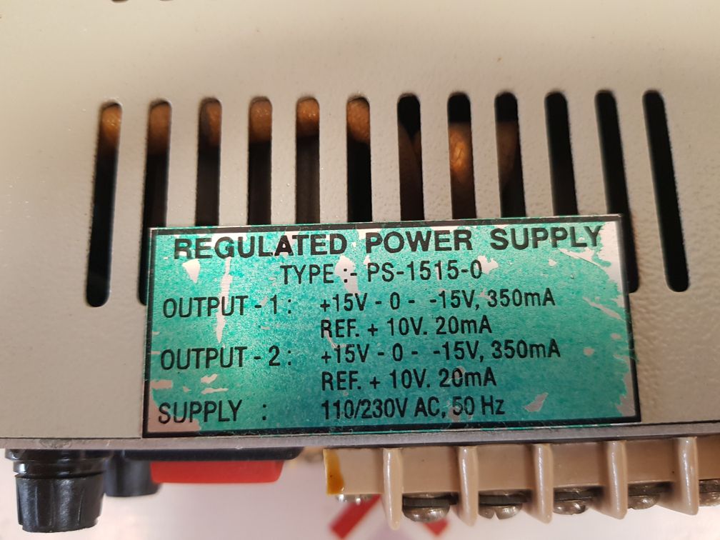 CANOPUS PS 1515-0 REGULATED POWER SUPPLY