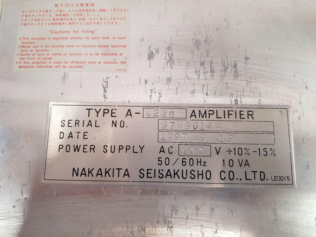 NAKAKITA A-62S0 AMPLIFIER