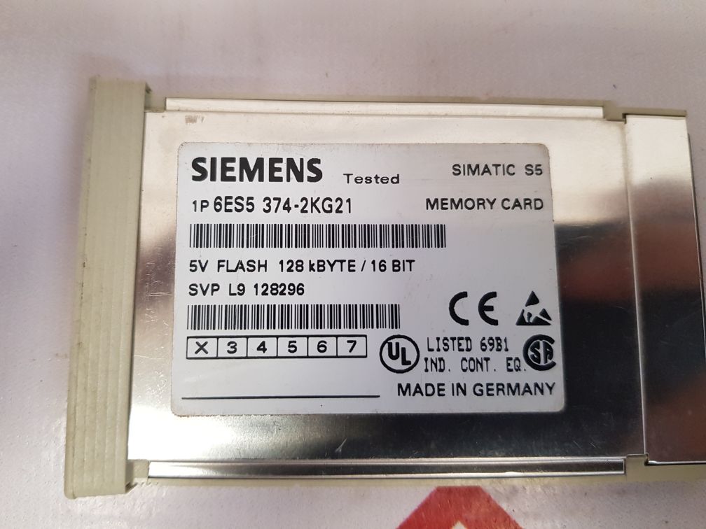 SIEMENS SIMATIC S5 6ES5 374-2KG21 MEMORY CARD