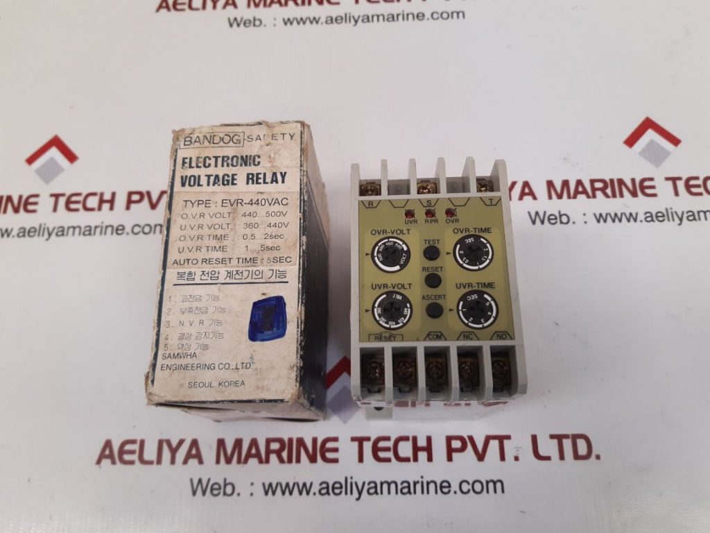 SAMWHA EVR-440VAC EVR- ELECTRONIC VOLTAGE RELAY