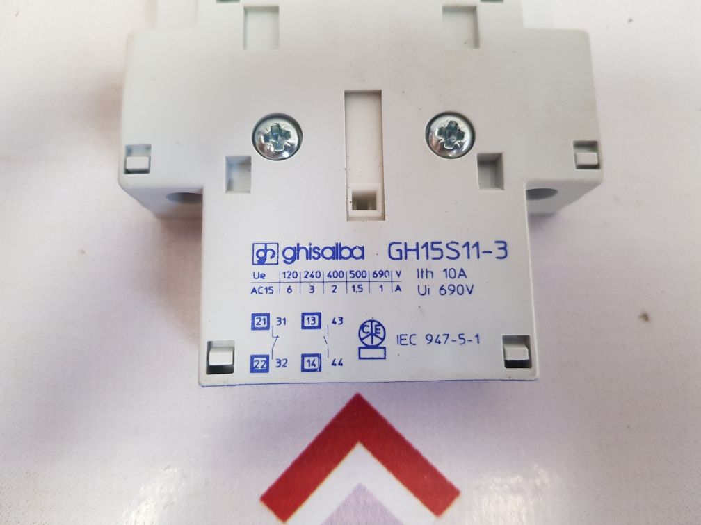 GHISALBA GH15S11-3 AUXILIARY CONTACT BLOCK
