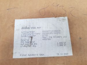 LAUER PCS 900 OPERATOR PANEL