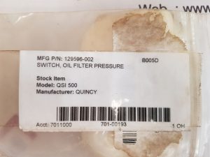 ORANGE RESEARCH 1002-E1029 DIFFERENTIAL PRESSURE SWITCH 129596002
