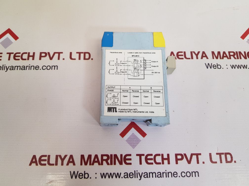 MTL INSTRUMENTS MTL 3013 2-CHANNEL SWITCH/PROXIMITY DETECTOR RELAY