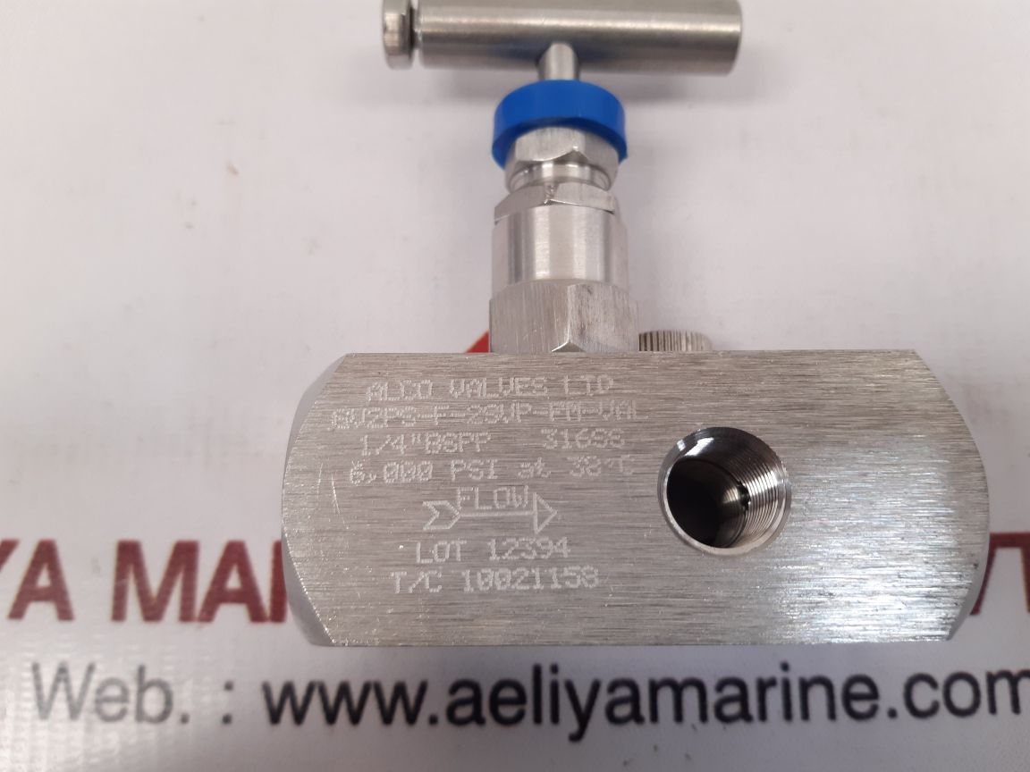 ALCO VALVES 6V2PS-F-2SVP-FM-VAL WITH NUOVA FIMA EN837-1