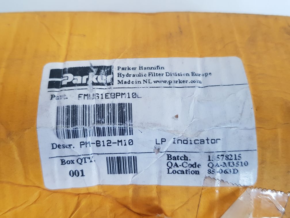 PARKER HANNIFIN FMUG1EBPM10L LP INDICATOR PM-B12-M10