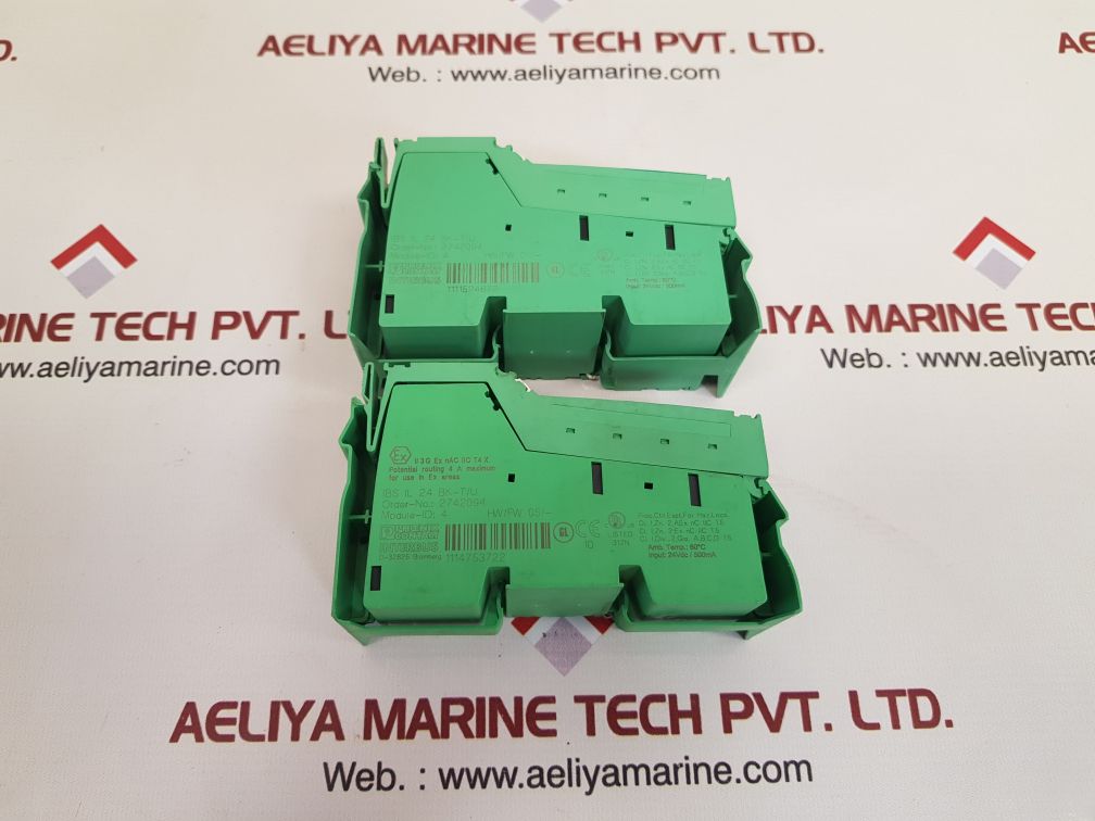 PHOENIX CONTACT IBS IL 24 BK-T/U INTERBUS TERMINAL MODULE