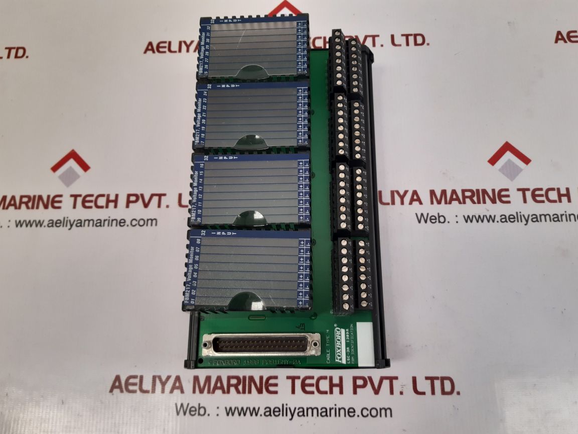 FOXBORO P0916MY-0A VOLTAGE MONITOR FBM217