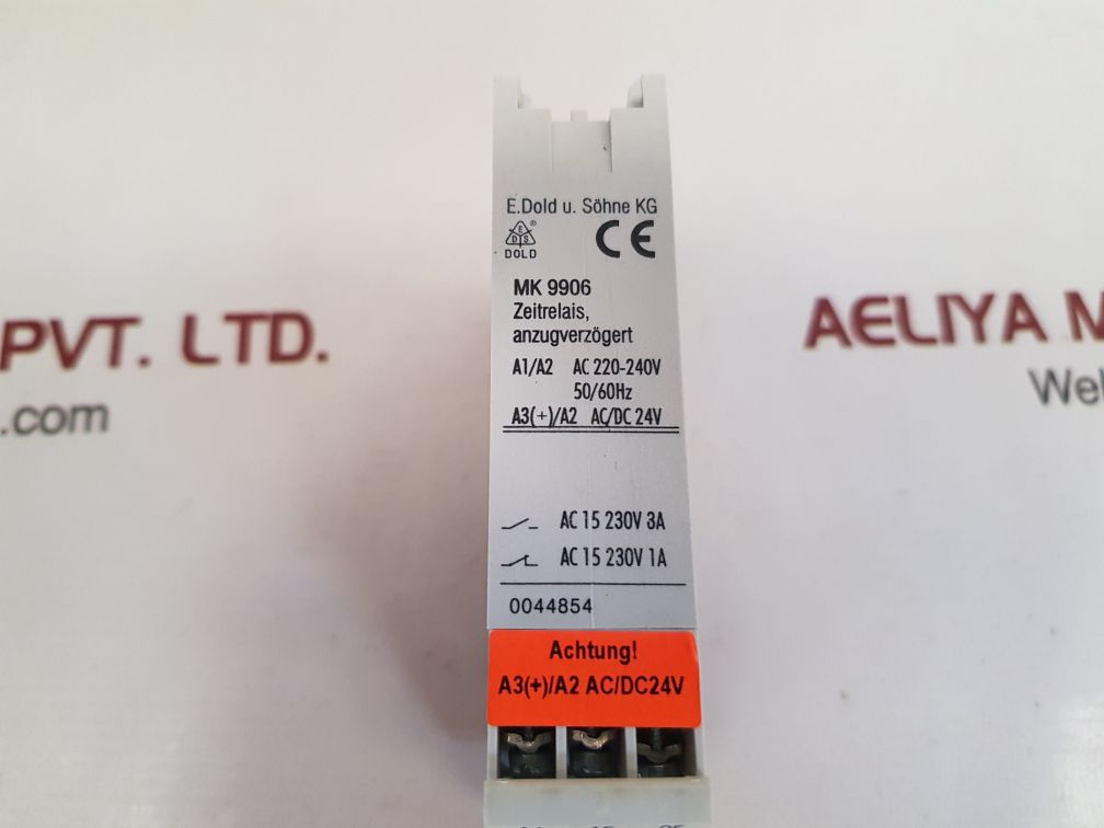 E. DOLD MK 9906 MINITIMER RELAY 1.5-30S