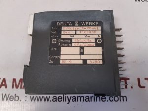 DEUTA WERKE BWA6 OUTPUT RELAY BWA6IYO